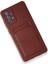 Samsung Galaxy A52S Kılıf Kartvizitli Kamera Korumalı Silikon Kelvin - Bordo 3