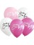 Hello Baby Baskılı Pembe Latex Balon 10 Adet 1