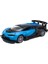 1:16 Ölçek Uzaktan Kumandalı Bugatti Chiron Işıklı Şarjlı Mavi 2