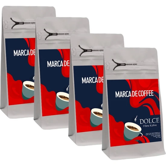Marca De Coffee Dolce Filtre Kahve 250 gr x 4 Adet ( 1000 gr)