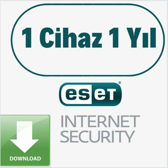 Eset Internet Security 1 Cihaz 1 Yıl - Dijital Kod