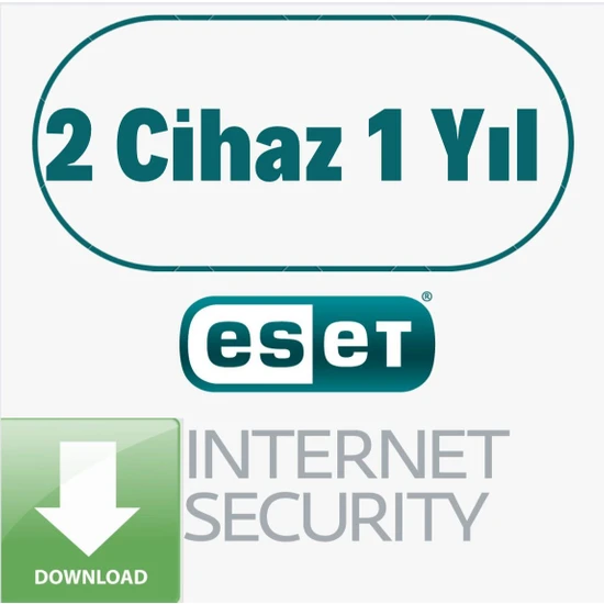 Eset Internet Security 2 cihaz 1 yıl - Dijital Kod