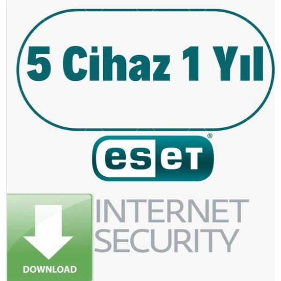 Eset Internet Security 5 Cihaz 1 Yıl - Dijital Kod