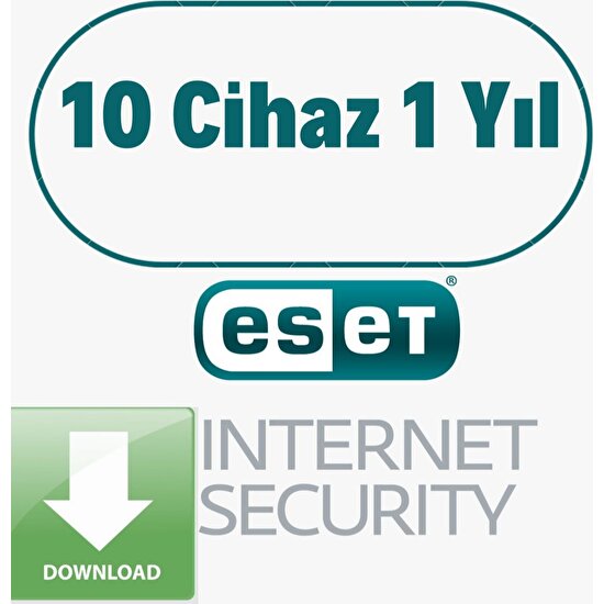 Eset Internet Security 10 Cihaz 1 Yıl - Dijital Kod