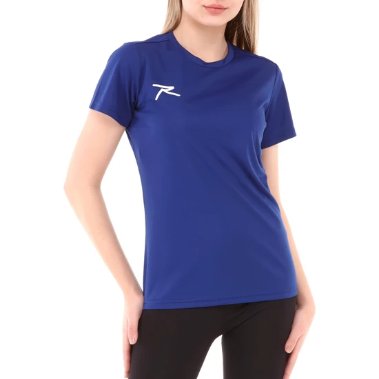 Raru Kadın Basic T-Shirt Rula Lacivert