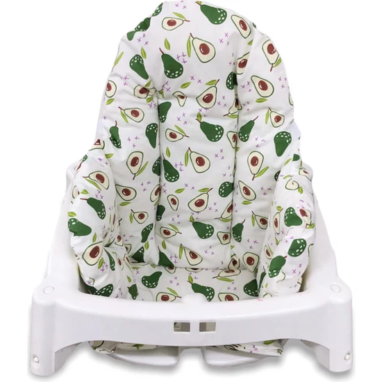 Bebek Özel Bebek/çocuk Mama Sandalyesi Minderi Avokado Desenli