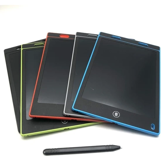 Aksesuarcı 12 Büyük Dijital Çocuk Yazı Tahtası Grafik Çizim Tableti LCD 12 Inc Ekran