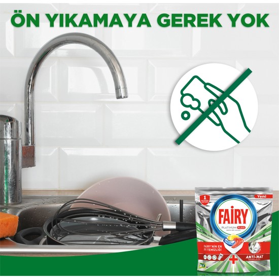 Fairy Platinum Plus 100 Yıkama Bulaşık Makinesi Deterjanı Fiyatı