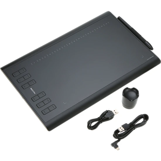 Huion Hafıza Kartı Ile Mikro USB Özellikli Dijital Grafik Çizim Tableti (Yurt Dışından)