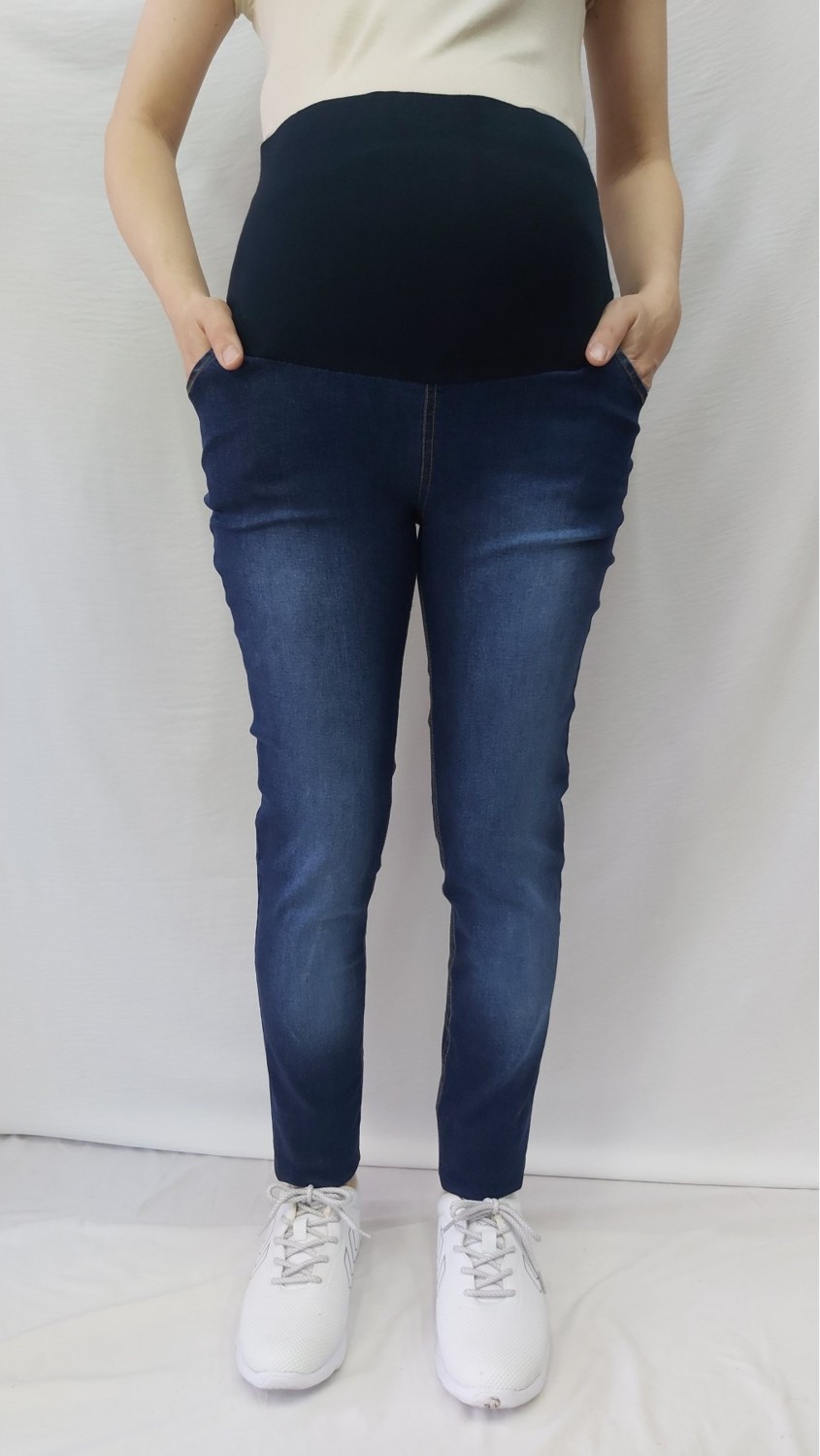 Tria Hamile Kot Dar Paça Pantolon görsel 3