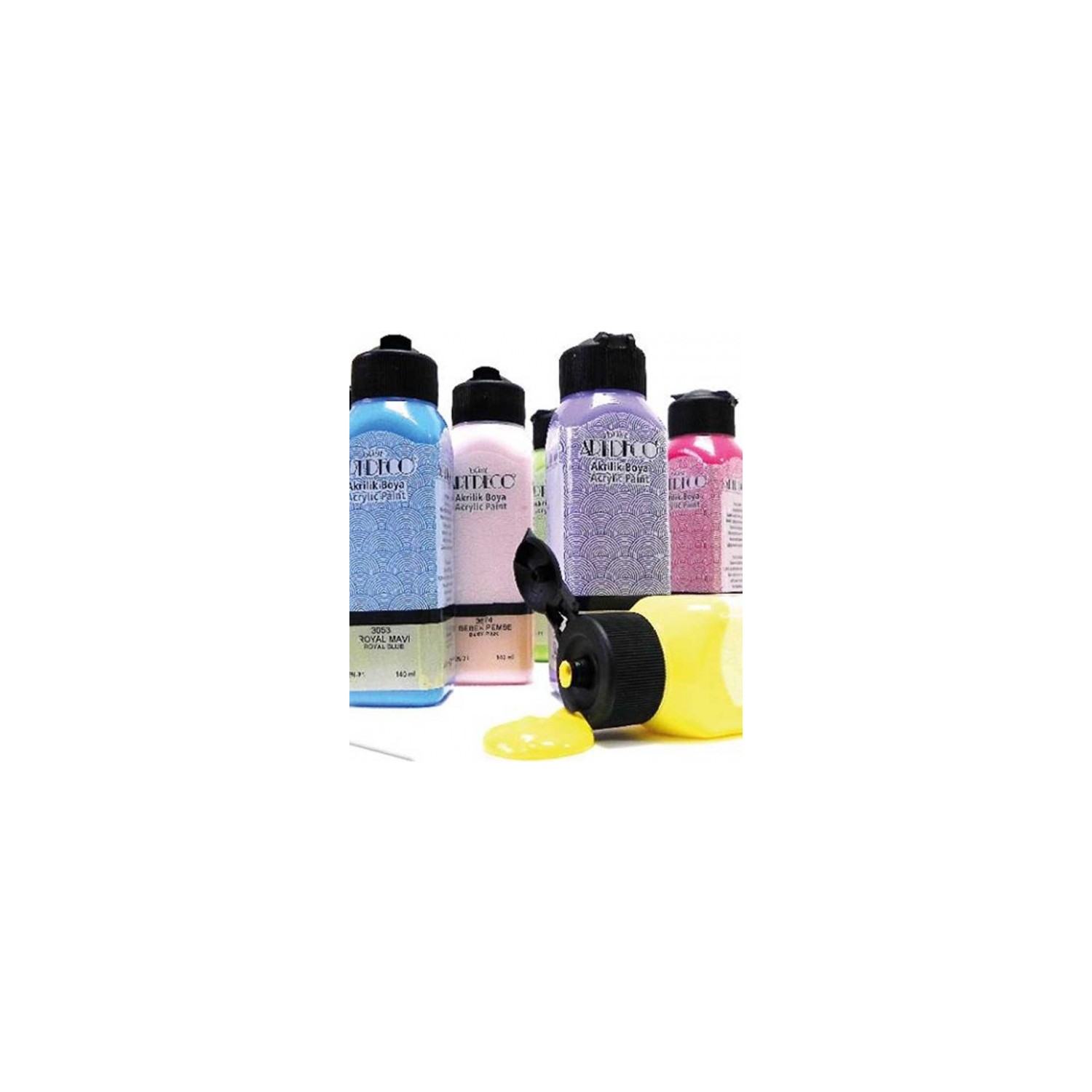 Artdeco Colorful Akrilik Boya Seti 10 Renk X 140 Ml Fiyatlari Ve Ozellikleri