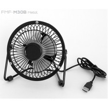 Frisby FMF-M30B Masaüstü Metal USB Siyah Fan