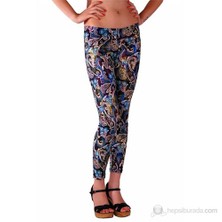 Redhotbest Paisley Pattern Fashion Tight - Şal Desenli Tayt