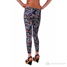 Redhotbest Paisley Pattern Fashion Tight - Şal Desenli Tayt