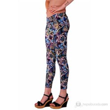 Redhotbest Paisley Pattern Fashion Tight - Şal Desenli Tayt