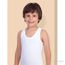 Şahinler Geniş Askılı Ribana Beyaz Atlet