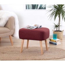 Lorence Home Parrot Puf - Bordo