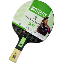 Butterfly 85082S Tiago Apolania TA X3 ITTF Onaylı Masa Tenisi Raketi