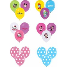 100 Lü Karma Desenler Balon Paket