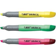 Bic Highlighter XL Pembe Renk 1 Adet Kırtasiye Kalemi Pratik Kullanım İçin
