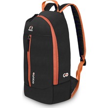 Mack Easy Go Day Pack 13-14” Siyah-Oranj Laptop Bölmeli Seyahat Çantası  MCC-3009