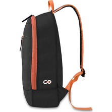 Mack Easy Go Day Pack 13-14” Siyah-Oranj Laptop Bölmeli Seyahat Çantası  MCC-3009