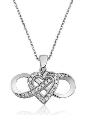 Ervanur Gümüş Sonsuz Kalp Kolye Eng2610678