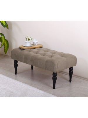 Lorence Home Missus Bench Puf(Toprak)