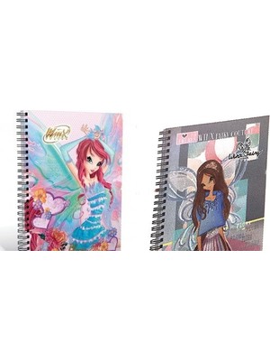 Gıpta Winx Fairy A6 Sp Karton Kapak 80 Yaprak Çizgili Defter
