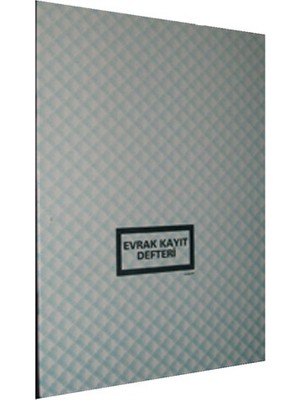 Evrak Kayıt Defteri 40 Yaprak