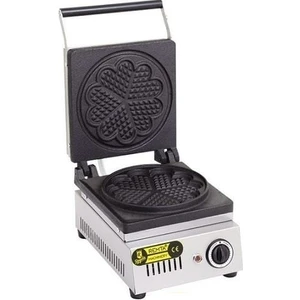 Çiçek Waffle Makinası 21 Cm Döküm Sanayi Tipi Endüstriyel