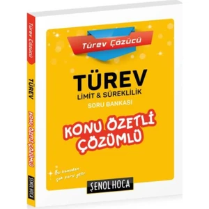 Şenol Hoca Yayınları Türev-Limit-Süreklilik Konu Özetli Çözümlü Soru Bankası