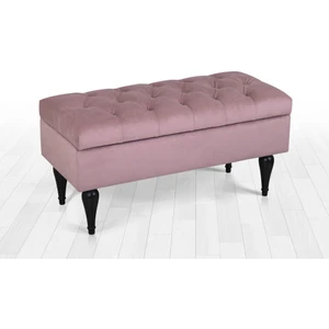 Lorence Home Maye Sandıklı Puf(Leylak)