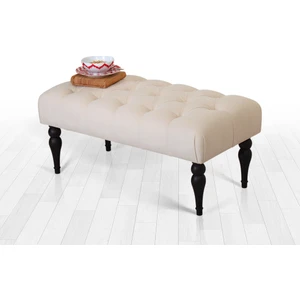Lorence Home Missus Bench Puf(Krem)