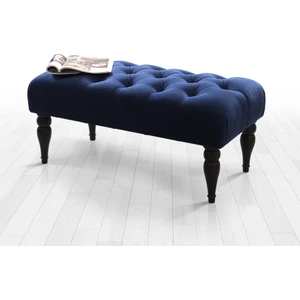 Lorence Home Missus Bench Puf - Gece Mavisi