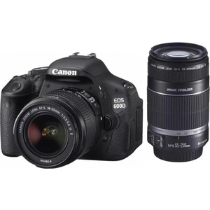 EOS 600D 18-55mm IS II + 55-250mm IS II  DOUBLE KİT
