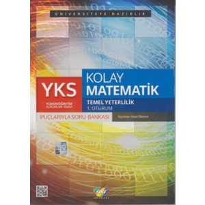 Fdd Yks Kolay Matematik İpuçlarlarıyla Soru Bankası :Temel Yeterlilik 1. Oturum- Seyithan Halef Berent