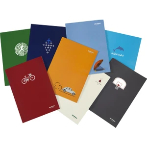 60 Yaprak Çizgili A4 Karton Kapak Defter( 1 Adet )