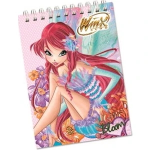 Winx A7 Spiralli Çizgili Ödev Defteri