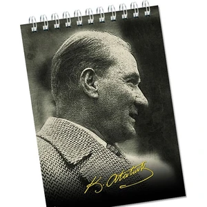 Atatürk Spiralli A7 Mini Bloknot