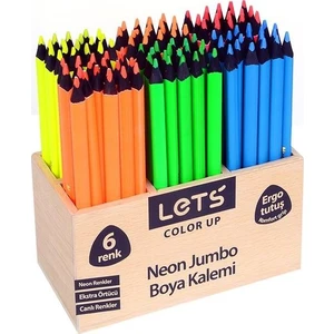 Lets Neon Jumbo Boya Kalemi Yeşil