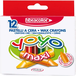 Yoyo Maxi Pastel Boya 12 Li