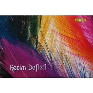 35 X 50 15 Yaprak Spiralli Resim Defteri