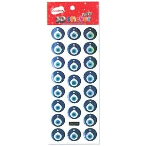 Nazar Boncuklu Stıcker - Yapışkanlı -  Cb-259