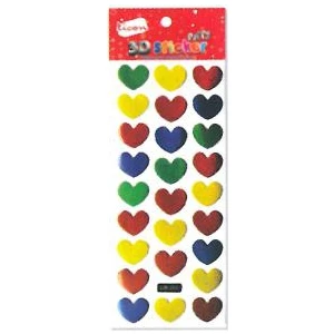 3D  Kalpli Stıcker - Yapışkanlı -  Cb-252