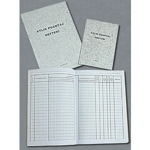 Aylık Puantaj Defteri Büyük