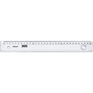 30 Cm Mercekli Şeffaf Plastik Cetvel - Br-225