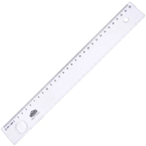 30 Cm Şeffaf Plastik Cetvel