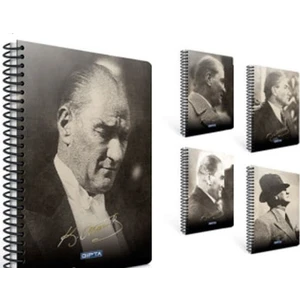 Atatürk Sp Karton Kapaklı Defter A4 100 Yaprak Kareli