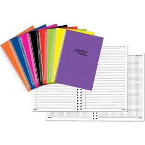 Keskin Color Free - A4 120 Yaprak Çizgili Defter Spiralli Pp Kapak
